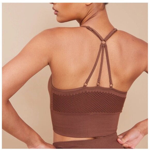 ~NWT PLT Seamless Sports Bra With Strappy Back Design - Picture 3 of 12